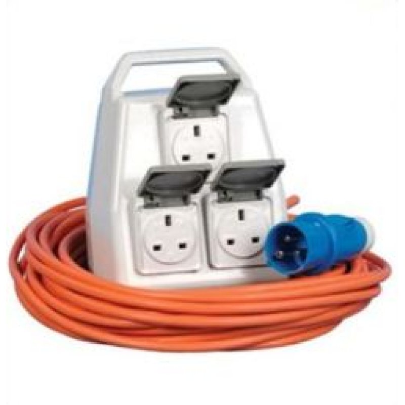 MOBILE MAINS SUPPLY UNIT 3 WAY Oak Farm Leisure